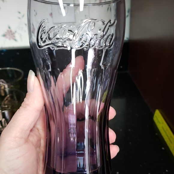 Vintage Set of 5 Coca Cola Glasses - Picture 2 of 4